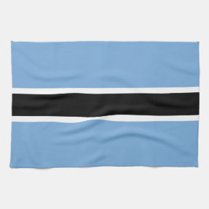 Patriotische Flagge von Botswana Geschirrtuch
