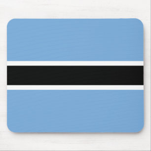 Patriotische Flagge von Botswana Mousepad