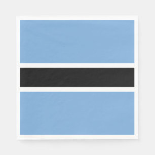 Patriotische Flagge von Botswana Serviette