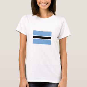 Patriotische Flagge von Botswana T-Shirt