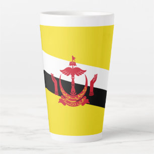 Patriotische Flagge von Brunei Milchtasse