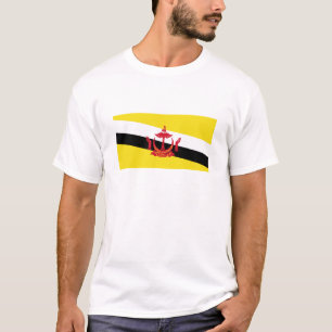 Patriotische Flagge von Brunei T-Shirt