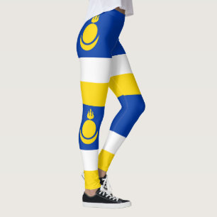 Patriotische Flagge von Burjatien Leggings