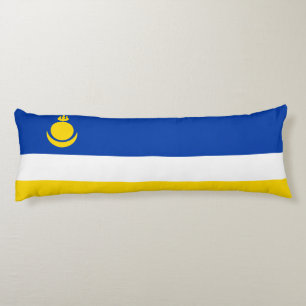 Patriotische Flagge von Burjatien Seitenschläferkissen
