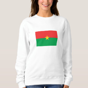 Patriotische Flagge von Burkina Faso Sweatshirt