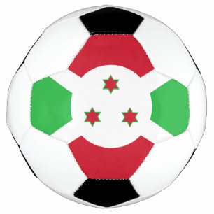 Patriotische Flagge von Burundi Fußball