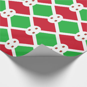 Patriotische Flagge von Burundi Geschenkpapier