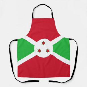 Patriotische Flagge von Burundi Schürze