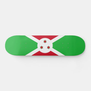 Patriotische Flagge von Burundi Skateboard
