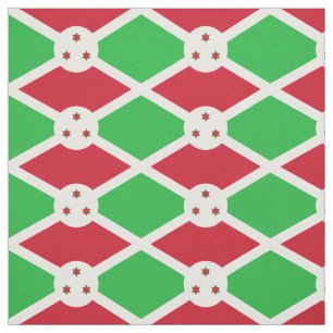 Patriotische Flagge von Burundi Stoff