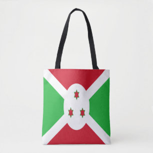 Patriotische Flagge von Burundi Tasche