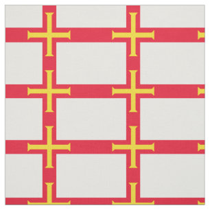 Patriotische Flagge von Guernsey Stoff