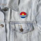 Patriotische Flagge von Kiribati Button (Beispiel)