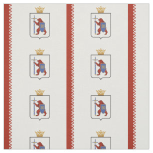 Patriotische Flagge von Mari El Stoff