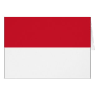 Patriotische Flagge von Monaco