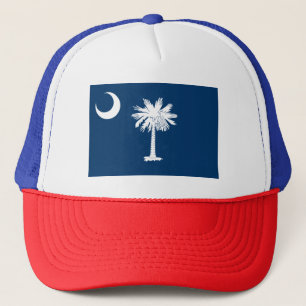 Patriotische Flagge von South Carolina Truckerkappe