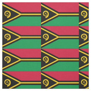 Patriotische Flagge von Vanuatu Stoff