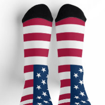 Patriotische Flaggen-Design-Socken