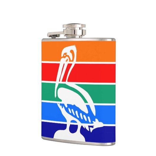 Patriotische Flasche mit der Fahne von St. Petersb Flachmann (Links)