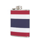 Patriotische Flasche mit Flagge Thailands Flachmann (Links)