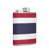 Patriotische Flasche mit Flagge Thailands Flachmann (Rechts)