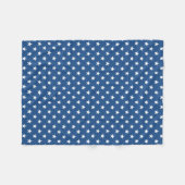 Patriotische Fleecedecke mit Sternen der (Vorderseite (Horizontal))