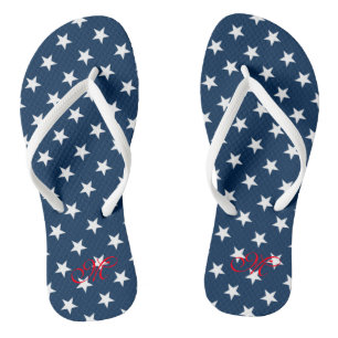 Patriotische Flip Flops vom 4. Juli Party Badesandalen