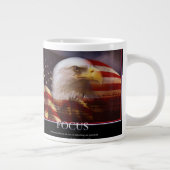 Patriotische Focus-Tasse Jumbo-Tasse (Rechts)