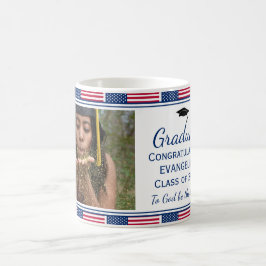 Patriotische Foto Abschluss Tasse