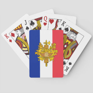 Patriotische französische Flagge Spiele, Frankreic Spielkarten