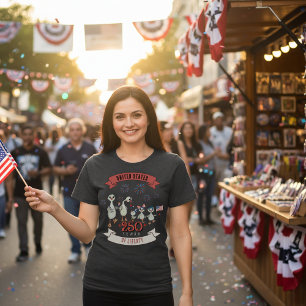 Patriotische Frauen in den USA 250 Jahre Freiheit  Tri-Blend Shirt