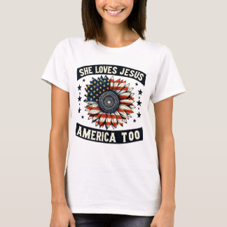 Patriotische Freiheit 4. JULI T-Shirt