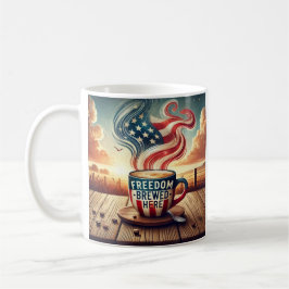 Patriotische Freiheit als Kaffee-Cup Kaffeetasse
