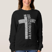 Patriotische Freiheit Christliche Freiheit Sweatshirt (Vorderseite)