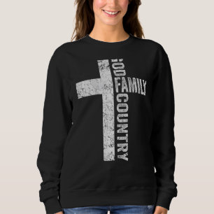 Patriotische Freiheit Christliche Freiheit Sweatshirt