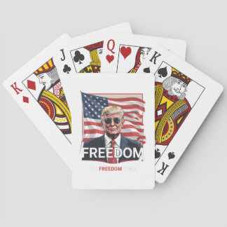 Patriotische Freiheit Lasse Freiheitsring Spielkarten