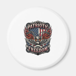 Patriotische Freiheit Lenker Biker Straße Freiheit Magnet