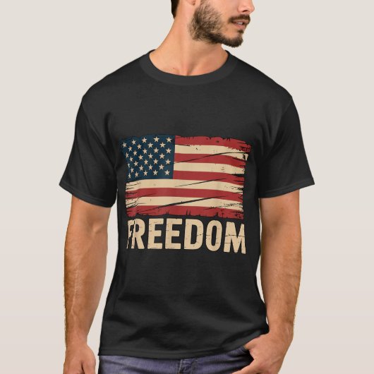 Patriotische Freiheit T-Shirt (Vorderseite)