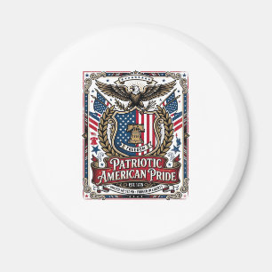 Patriotische Freiheits Schild Freiheits-Ikonen & S Magnet