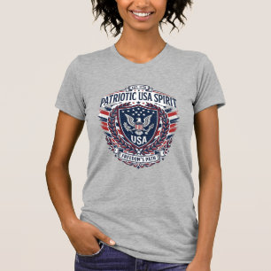 Patriotische Freiheits Schild Freiheits-Ikonen & S T-Shirt