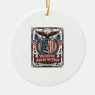 Patriotische Freiheits-Schutz-Freiheits-Symbole & Keramik Ornament
