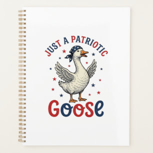 Patriotische Gans Vintage Fourth of July Shirt Des Planer