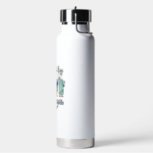Patriotische Gänse-Aufstellung Vintage-Vector-Shir Trinkflasche