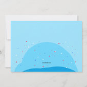 Patriotische Geburtstagspartei Einladung (Rückseite)