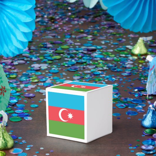 Patriotische Gefälligkeitsbox mit Flagge Aserbaids Geschenkschachtel (Party)