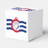 Patriotische Gefälligkeitsbox mit Flagge von Cinci Geschenkschachtel (Rückseite)