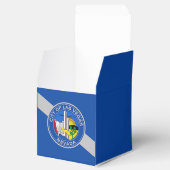 Patriotische Gefälligkeitsbox mit Flagge von Las V Geschenkschachtel (Geöffnet)