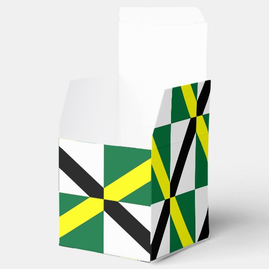 Patriotische Gefälligkeitsbox mit Flagge von Monte Geschenkschachtel (Geöffnet)