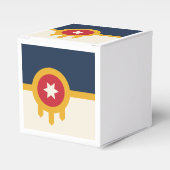 Patriotische Gefälligkeitsbox mit Flagge von Tulsa Geschenkschachtel (Vorderseite)