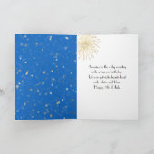 Patriotische Gelbe Gummiente auf Wasser Karte (Innenseite)